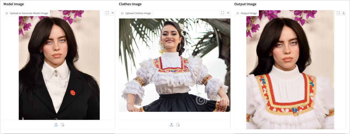 billie eilish in a traditional dress